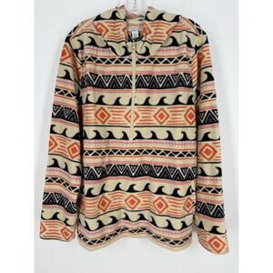 NEW O’Neill Womens Lightweight Fleece Multi Color Hoodie Pullover XL